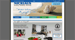 Desktop Screenshot of nicklaus-bestattungen.de